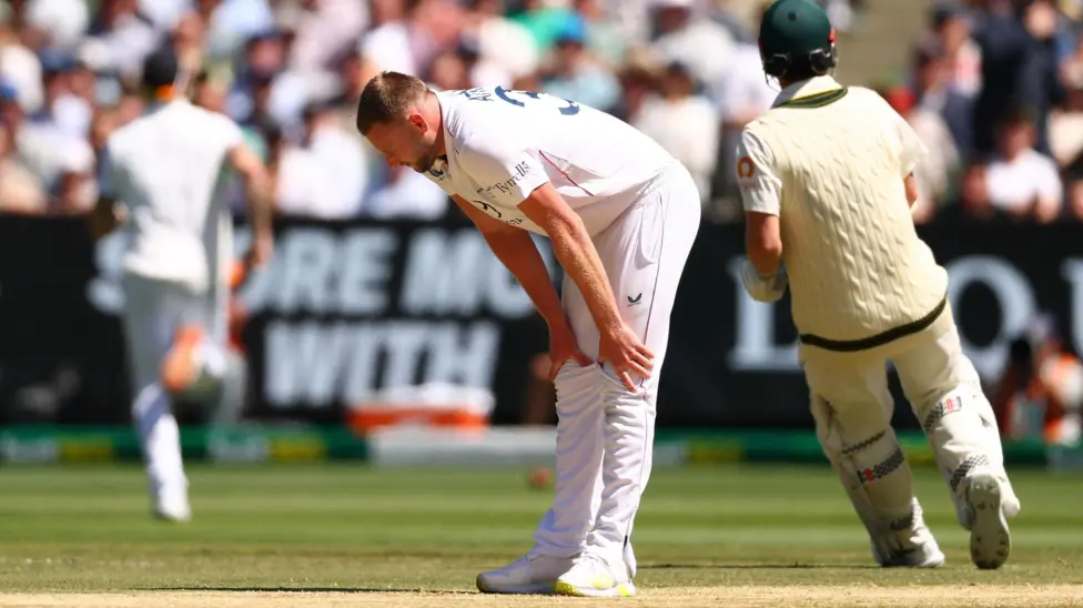 England wins a staggering two-day Test in Melbourne.